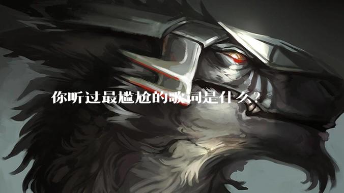你听过最尴尬的歌词是什么？