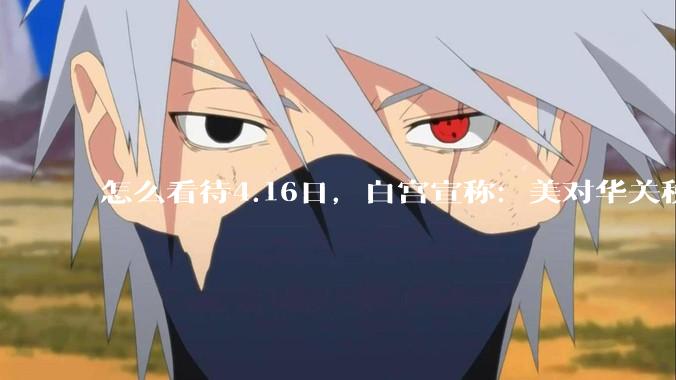 怎么看待4.16日，白宫宣称：美对华关税加到245%?