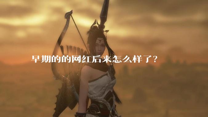 早期的的网红后来怎么样了？